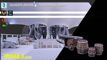how to create pirates ship in 3Dsmax part 5 _ Hard surface modeling in 3DSmax tutorial