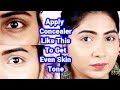 How To: Conceal Dark Circles, Spots & Get Even Skin Tone | Concealers & Correctors |Basics of makeup