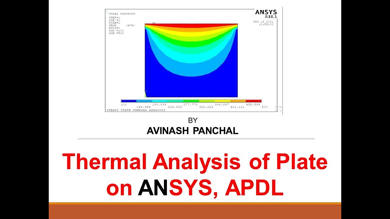 Lecture 3 :: ANSYS APDL- Know How to do Thermal Analysis of a plate ...