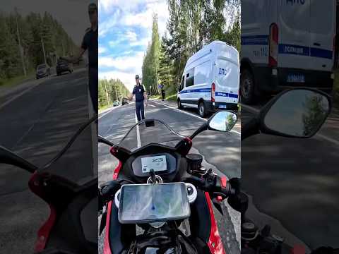 Вижу МОТОБАТ 👮♂️ - еду к ним 😮💨 #police #мотобат #дпс #мото #мотобудни #riderfuture
