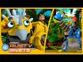 Rusty sneaks on to dino island  more  rusty rivets  cartoons for kids