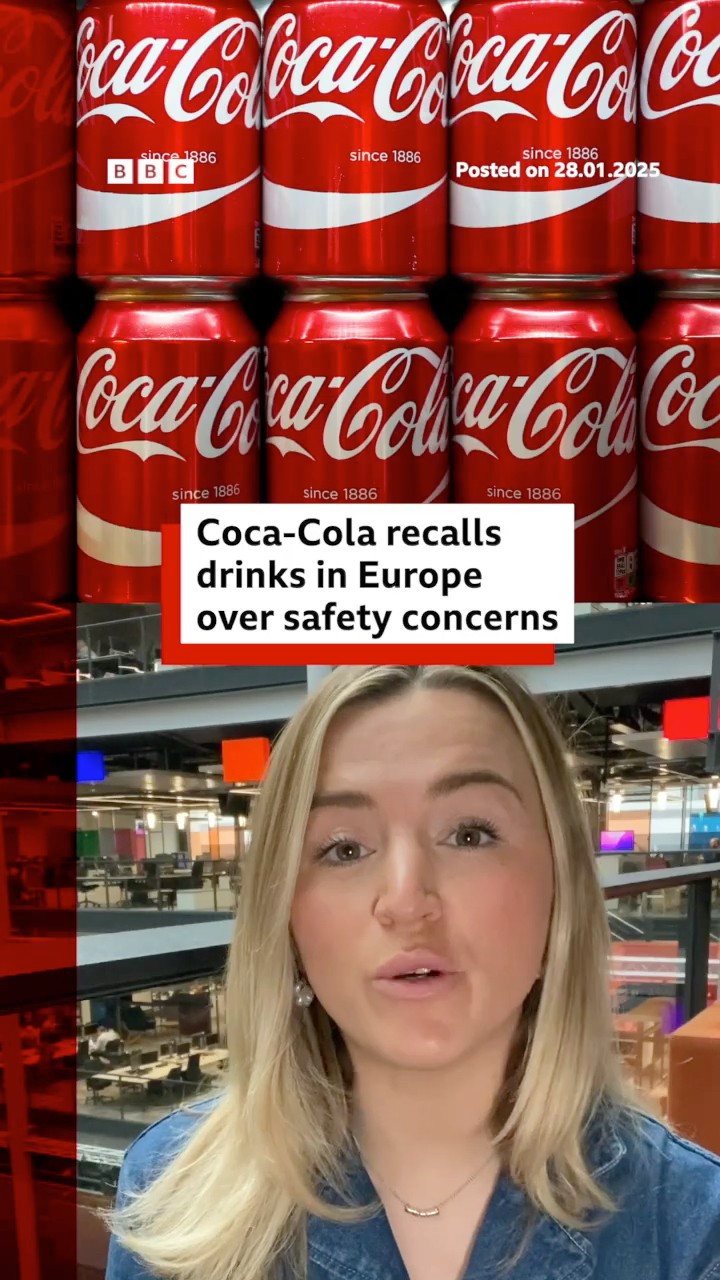 Coca-Cola recalls drinks over safety concerns. #CocaCola #Chlorate #BBCNews
