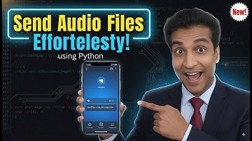 Send Audio Files Effortlessly with a Telegram Bot! | Telegram Automation & Python Tutorial