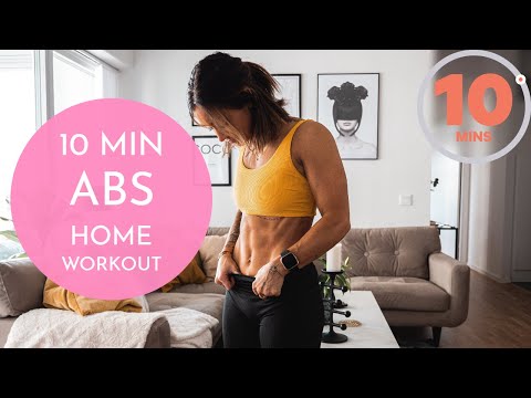 10 MIN ABS Home Workout (FOLLOW ALONG - NO WEIGHTS NEEDED!)