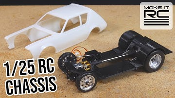 RC AMC Gremlin Drag Build 3D Printed Chassis Assembly