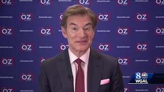 Dr. Oz speaks with News 8 after announcing US Senate run