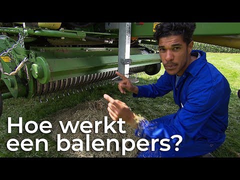 Hoe werkt een balenpers? | Boer zoekt Machine | Het Klokhuis