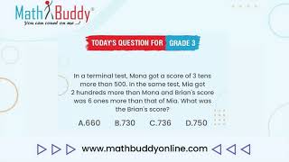 Math Practice Problem Grade 3 Question 204