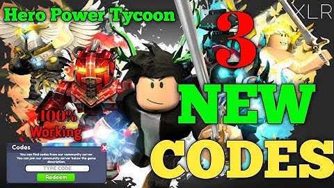 ROBLOX‼️HERO POWER TYCOON New Redeem Codes 2023| HERO POWER TYCOON New Promo Codes 2023| ACTIVE Code