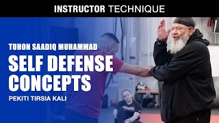 PEKITI TIRSIA KALI ZELFVERDEDIGINGSCONCEPTEN met TUHON SAADIQ MUHAMMAD | FILIPINO MARTIAL ARTS