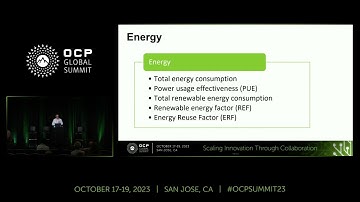 Data Center Facility - Sustainability Metrics