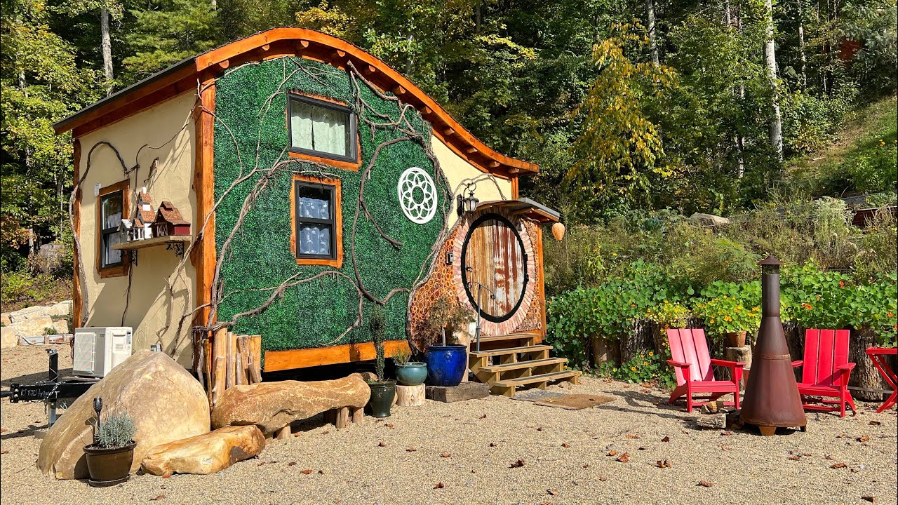 Let’s Tour 5 of our Incredible Tiny Hobbit Houses at Mountain Shire in