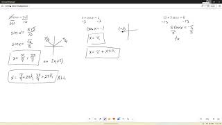Solving Linear Trig Equations