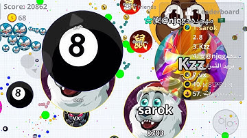 THE BEST CROWDED SERVER (AGARIO MOBILE)