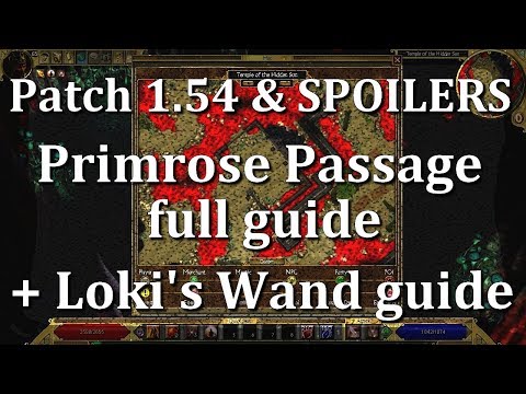 Titan Quest Ragnarok Patch 1.54 and Primrose passage full guide plus Loki's Wand