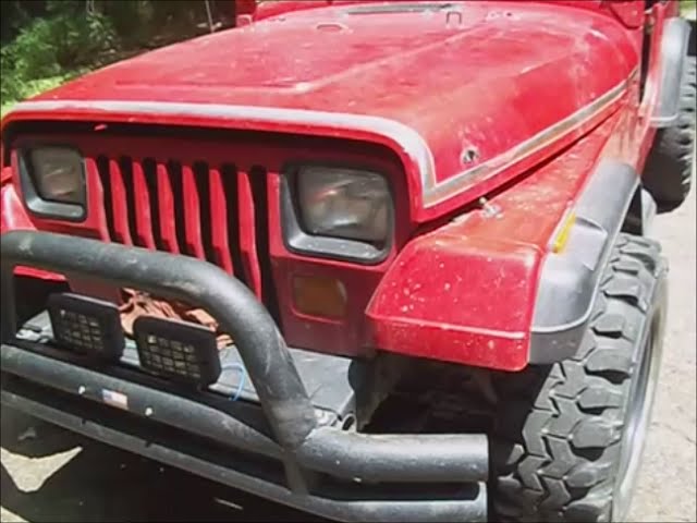 92 Jeep Wrangler  no start computer replacement - YouTube