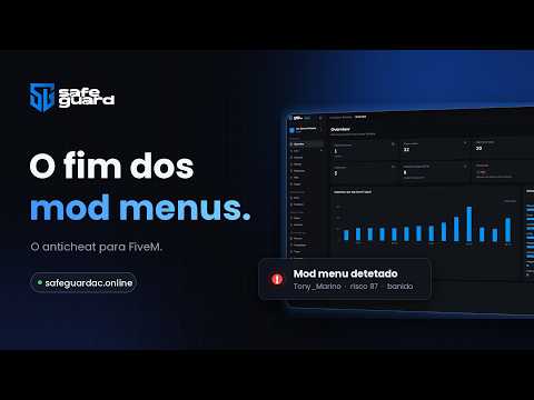 SafeGuard: o Anticheat que Deteta Mod Menus no FiveM 🛡️ (ESX, QBCore, Qbox)