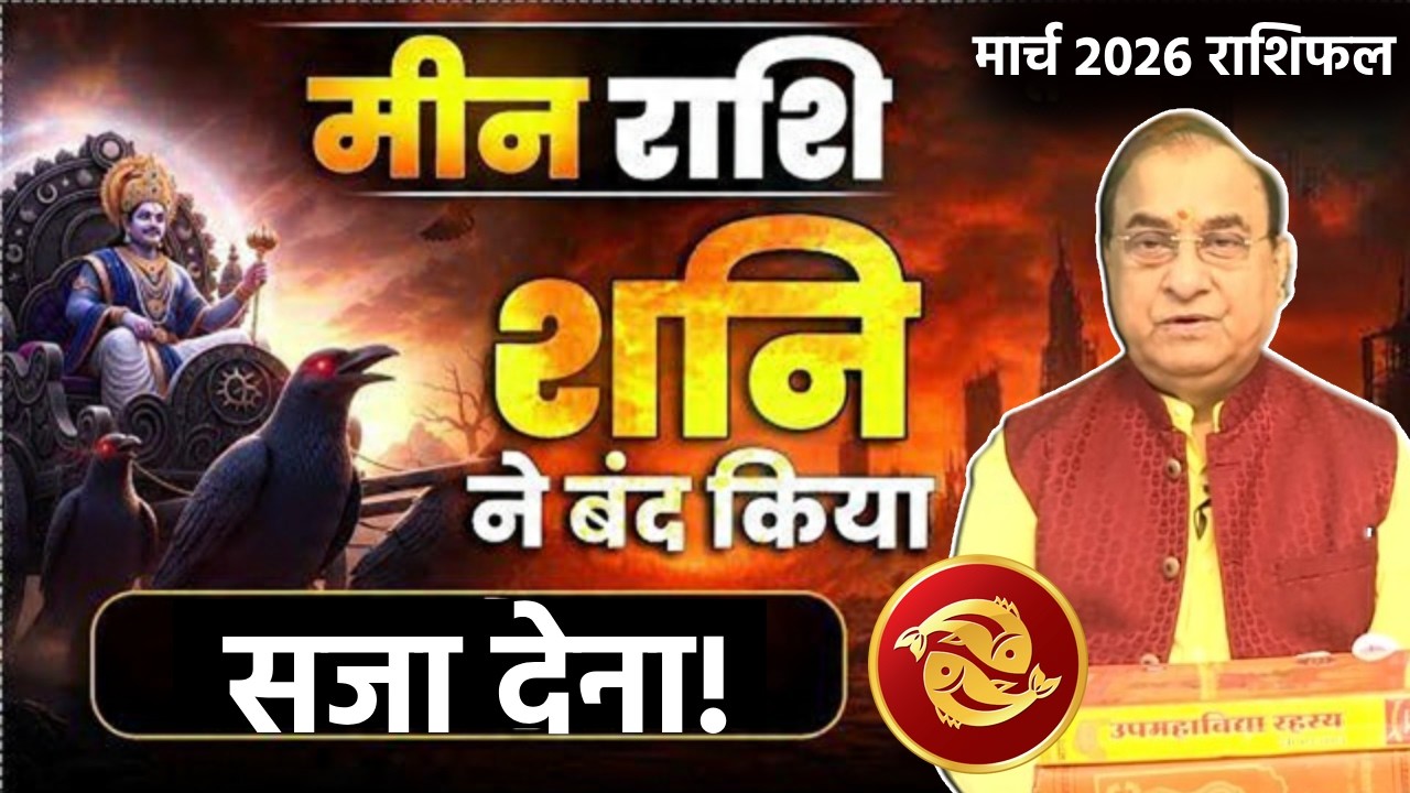 Meen Rashi March 2026 Rashifal: मीन राशि मार्च 2026 राशिफल ! Meen Rashi Monthly Rashifal | Astrology