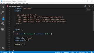 Angular 8 Tutorial   13   ngSwitch Directive Content