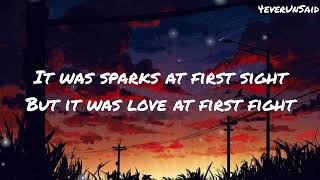 LANY - Love At First Fight (Lyrics)