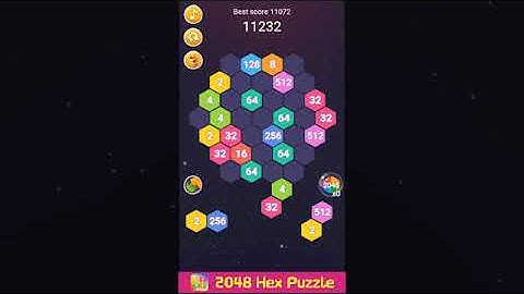 2048 Hex Puzzle