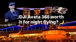 Singapore After Dark: Immersive 8K 360° Flight over Marina Bay Sands &amp; Breakwater