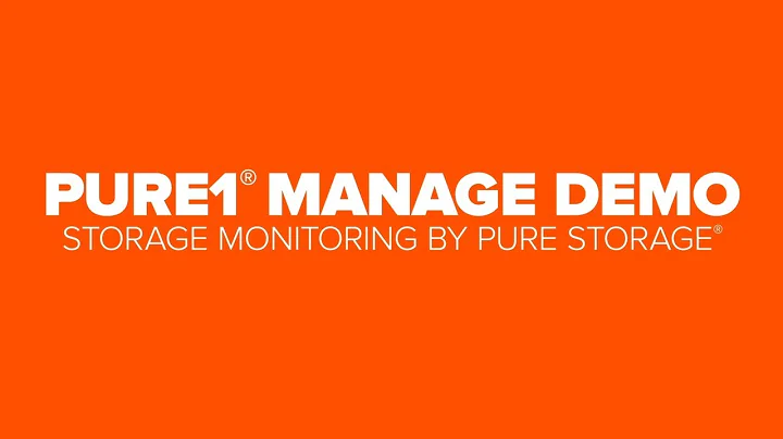 Pure1® Manage Demo: Storage Monitoring by Pure Storage® - 天天要聞