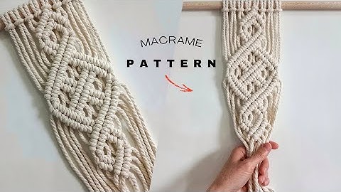 Easy Macrame Pattern for Beginners