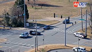 Arkansas: Van Runs Red Light, Causing 3 Car Accident  Near AR DOT Central Office In Little Rock, AR