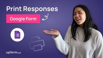 How To Print Google Form Responses | Data Collection Guide 2022