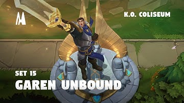 GAREN UNBOUND | BOOM, EMOTES | TFT 15.4