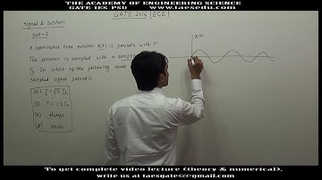 GATE 2016 SOLUTION: ECE SIGNAL & SYSTEM SET1