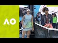 Jennifer Brady v Naomi Osaka on-court walk on (F) | Australian Open 2021