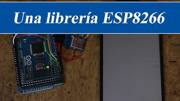 Una librería para ESP8266 | RincónIngenieril