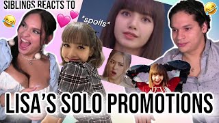 Siblings react to 'lisa's solo promotions in a nutshell'😂✨