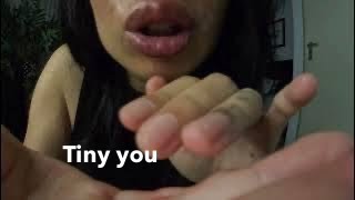 Pov Tiny: I found a tiny person in a box | gentle giantess asmr roleplay