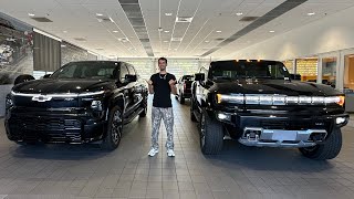 Chevrolet Silverado EV RST VS GMC Hummer EV SUV!