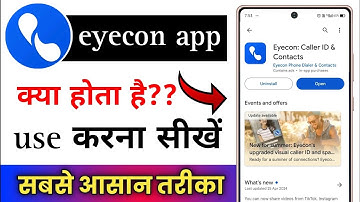 eyecon app use kaise kare|eyecon app how to use|eyecon app settings|eyecon app se kya hota hai|