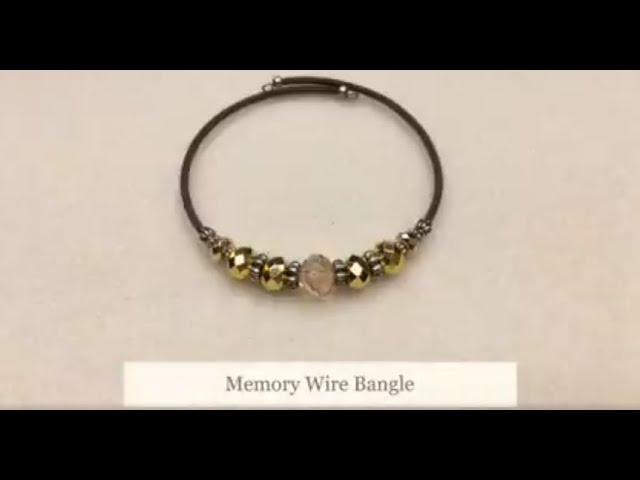 How to Make a Memory Wire Cuff Bracelet