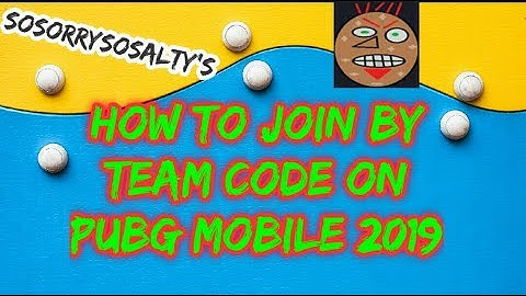 How to join by team code on PUBG Mobile 2019