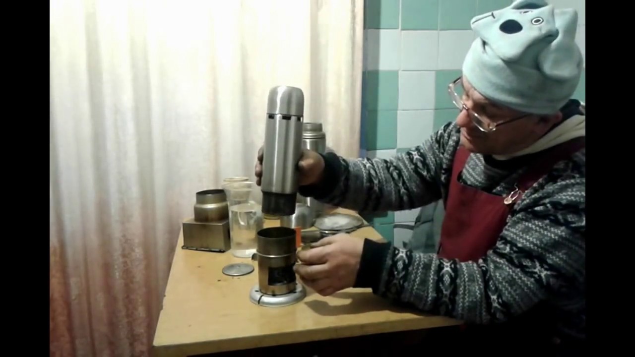 Как построить спиртовой самовар из старого термоса своими руками ...