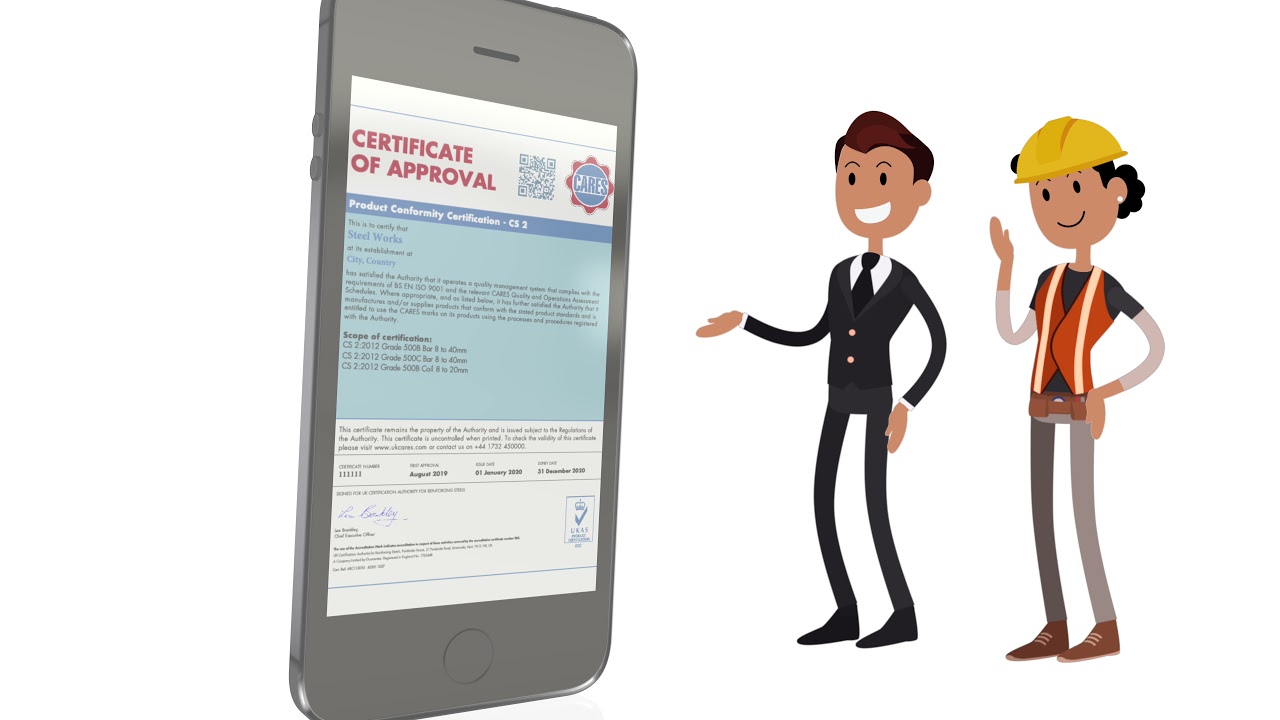 UKCARES Cloud App 2021| Steel Authentication, Quality & Assurance