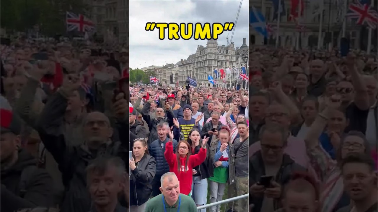 London CHANTING “Trump” | This is AMAZING