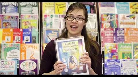 Recorder Fingering and Note Flashcard Poster Resource Highlight