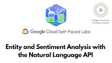 Entity & Sentiment Analysis with the Natural Language API | Intro to ML: Language Processing| GSP038