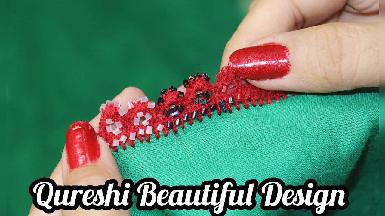 Easy Qureshi Work. [ New Qureshi Design Dupatta 2024] Qureshi Basic Class     #balochi #balochidaab