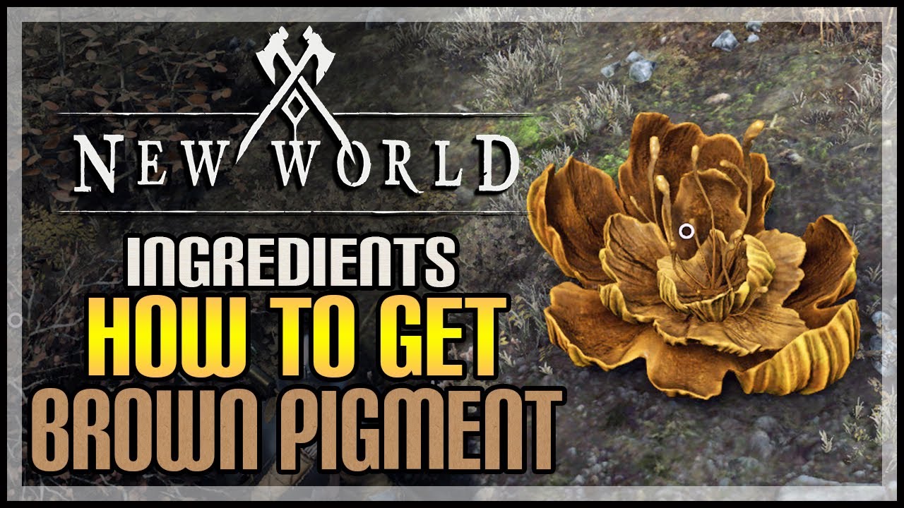New World How to Get Brown Pigment (Brown Prismabloom Locations) YouTube