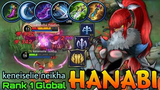 The Late Game Queen Hanabi Sidelane Gameplay - Top 1 Global Hanabi By Keneiselie Neikha - Mlbb