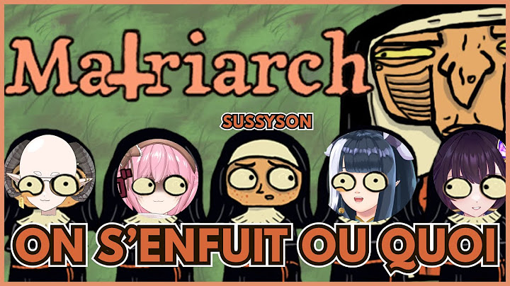 ON S'ENFUIT DU MATRIARCH ! [Sussy Gaming] 🔎
