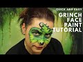 Grinch Face Paint Tutorial | Quick and Easy Face Paint | 2 Minute Face Paint